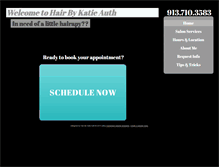 Tablet Screenshot of hairbykatieauth.com